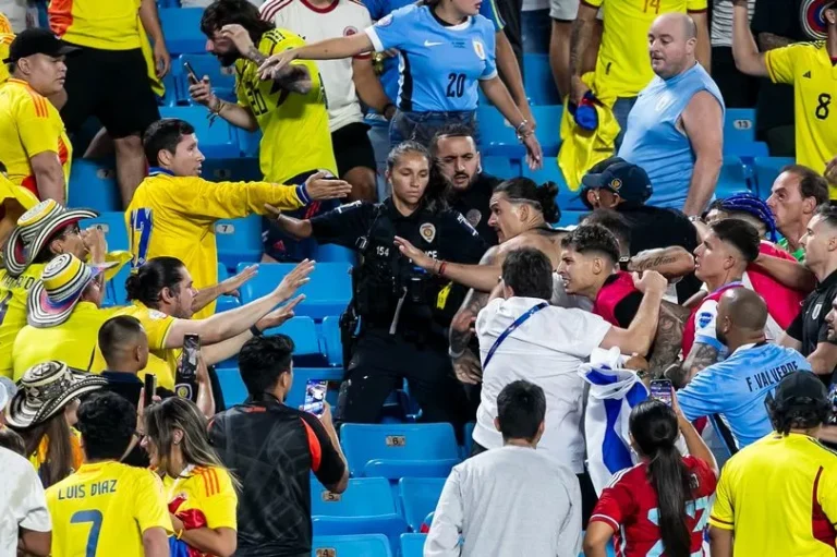 Rodrigo Bentancur involved in disgusting scenes as Tottenham star seen hurling bottle into crowd