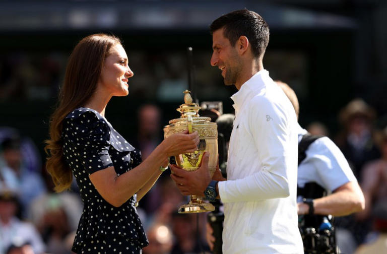 Novak Djokovic Reveals Rare Kate Middleton Health Update After Chat At Wimbledon Final