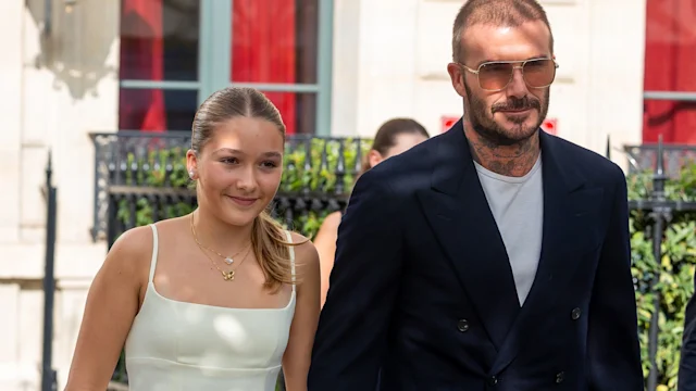 Harper Beckham just wore a sentimental necklace with a family meaning