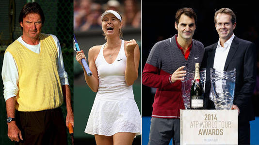 5 tennis superstar coaching partnerships ft. Jimmy Connors-Maria Sharapova, Roger Federer-Stefan Edberg