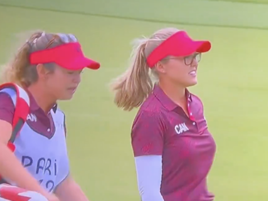 Did we really hear what we thought we heard on the Women’s Olympic Golf broadcast?