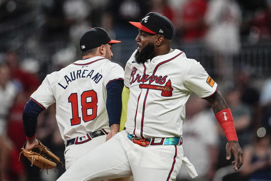 How Marcell Ozuna homers to help the Braves top the first-place Phillies 3-1