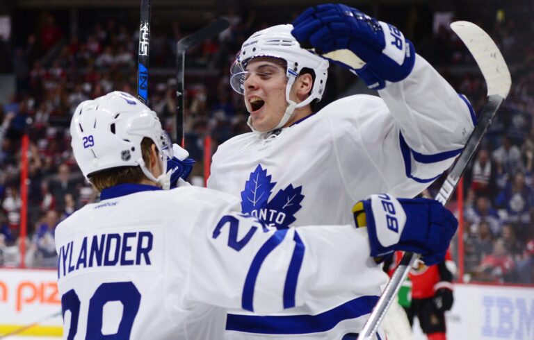 Maple Leafs’ Auston Matthews Led NHL in Combined Posts and Crossbars Hit During 2023-24 Season