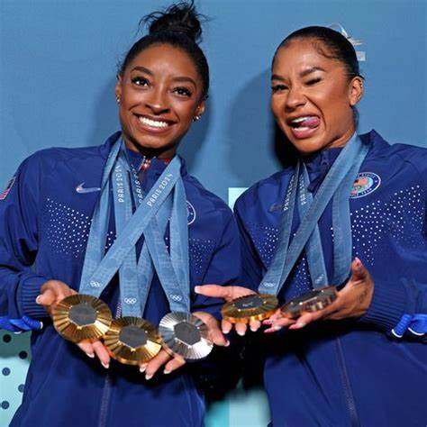 Simone Biles and Jordan Chiles Show Off Their Olympic Bling, Plus Blake Lively, Will Smith and More