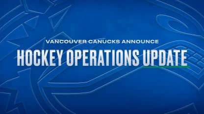 Vancouver Canucks Announce Hockey Operations Update