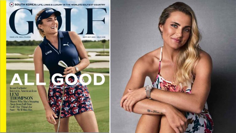 Lexi Thompson taught me how to hit a punch shot into the wind